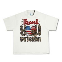 Pistachio thank you veteran Urban Heavy Tee - MaliasSmallBusiness