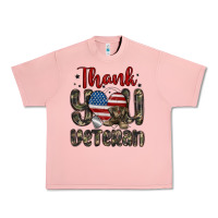 Salmon thank you veteran Urban Heavy Tee - MaliasSmallBusiness