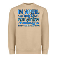 Mushroom in april we wear blue for autism awareness Heavyweight Sweatshirt - Artiststas