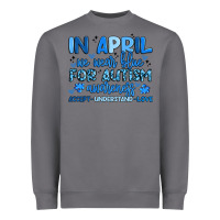 Storm in april we wear blue for autism awareness Heavyweight Sweatshirt - Artiststas