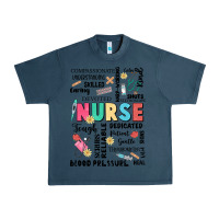 Midnight Navy nurse word Urban Heavy Tee - JahusDesignShop