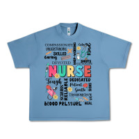Pebble Blue nurse word Urban Heavy Tee - JahusDesignShop