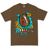 Cacao horseshoe rodeo time Premium Tee - Artiststas