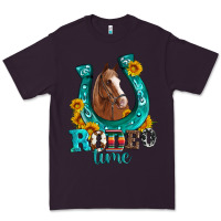Plum horseshoe rodeo time Premium Tee - Artiststas