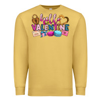 Antique Gold hello valentine Premium Sweatshirt - OliviaCreatesArt