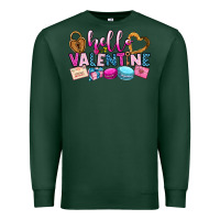 Sports Green hello valentine Premium Sweatshirt - OliviaCreatesArt