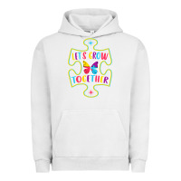 Pigment Lunar Rock Let s Grow Together Urban Hoodie - CowhideDigitalArt