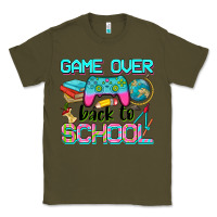 Army Green game over back to school Classic Tee - NancyCooperArtShop