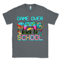 Charcoal Heather game over back to school Classic Tee - NancyCooperArtShop