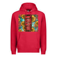 Cardinal Mama Sunflower Premium Hoodie - CowGirlArtShop