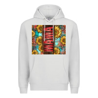Dove Grey Mama Sunflower Premium Hoodie - CowGirlArtShop