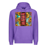 Purple Mama Sunflower Premium Hoodie - CowGirlArtShop