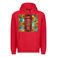 Red Mama Sunflower Premium Hoodie - CowGirlArtShop