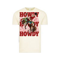 Vintage Arctic howdy santa cowboy christmas Vintage Tee - MaliasSmallBusiness