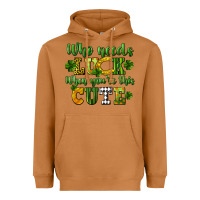 Meerkat Who needs luck when you're this cute St. Patrick's Heavyweight Hoodie - CowGirlArtShop