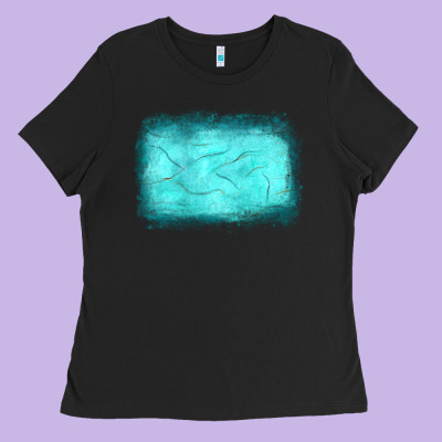 Gemstone Background Ladies Tee Designed By Jahusdesignshop