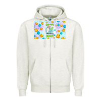 Oatmeal Heather daddy's drinking buddy Zipper Hoodie - TumblerDesignByShophia