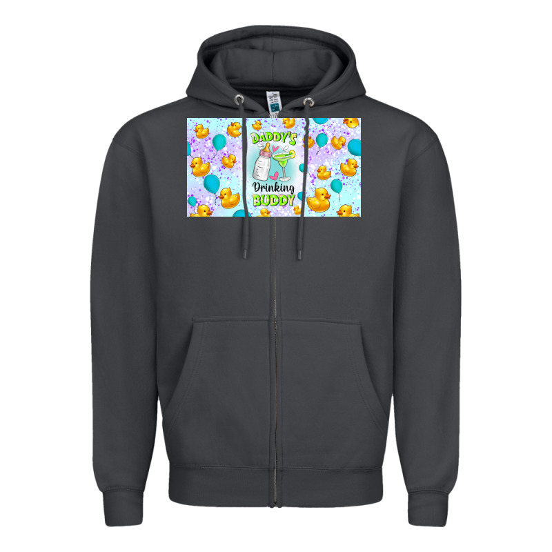 Daddy's Drinking Buddy Zipper Hoodie by TumblerDesignByShophia | Teevron