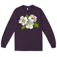 Plum Hawthorn Flower Long Sleeve Tee - LillyAllenDesigns