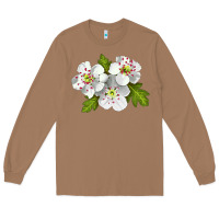 Toasted Coconut Hawthorn Flower Long Sleeve Tee - LillyAllenDesigns