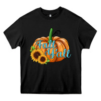 Black fall y'all pumpkin Heavy Core Tee - JahusDesignShop