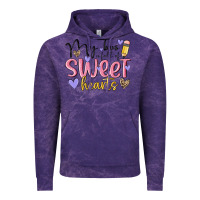 Cloud Purple my bus full of sweet hearts Vintage Hoodie - MaliasSmallBusiness