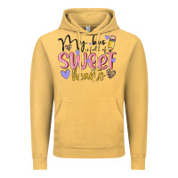 Vintage Mustard my bus full of sweet hearts Vintage Hoodie - MaliasSmallBusiness