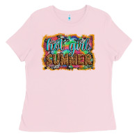 Bubblegum Pink hot girl summer Ladies Tee - Artiststas