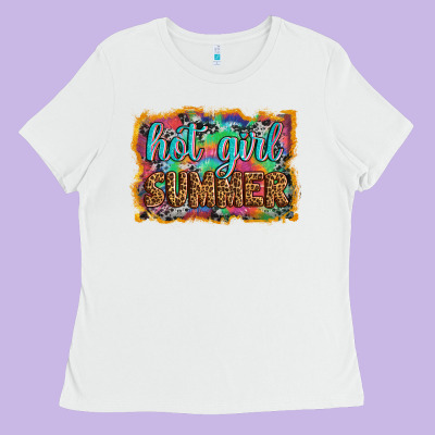 Hot Girl Summer Ladies Tee Designed By Artiststas
