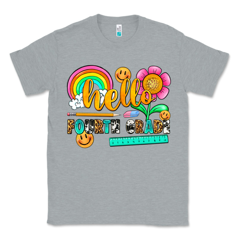 Hello Fourth Grade Classic Tee by NancyCooperArtShop | Teevron