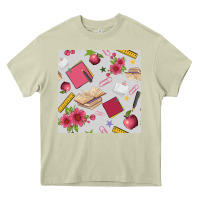 Mossy back to school  seamless pattern Heavy Core Tee - BundleAndBundleShop