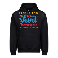 Black life is too to stress the small things anymo Urban Hoodie - CowhideDigitalArt