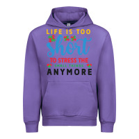 Tulip life is too to stress the small things anymo Urban Hoodie - CowhideDigitalArt