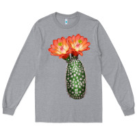Heather Grey King Cup Cactus Long Sleeve Tee - LillyAllenDesigns