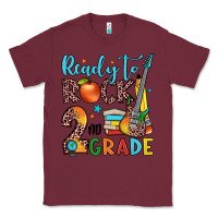 Burgundy ready to rock 2nd grade Classic Tee - JahusDesignShop