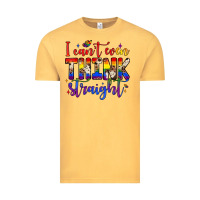 Vintage Mustard i can't even think straight Vintage Tee - JahusDesignShop
