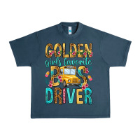 Midnight Navy golden girls favorite bus driver Urban Heavy Tee - NancyCooperArtShop