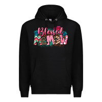 Black Blessed memaw Mother's Day Premium Hoodie - CowGirlArtShop