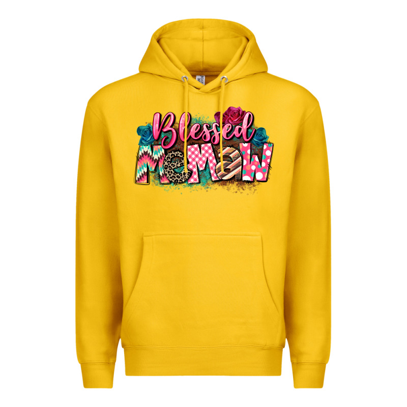 Blessed Memaw Mother's Day Premium Hoodie by CowGirlArtShop | Teevron