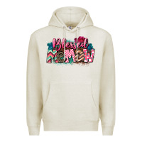Oatmeal Heather Blessed memaw Mother's Day Premium Hoodie - CowGirlArtShop
