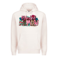 Pale Pink Blessed memaw Mother's Day Premium Hoodie - CowGirlArtShop