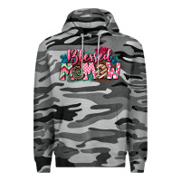Slate Camo Blessed memaw Mother's Day Premium Hoodie - CowGirlArtShop