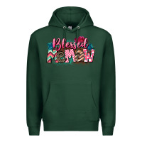 Sports Green Blessed memaw Mother's Day Premium Hoodie - CowGirlArtShop