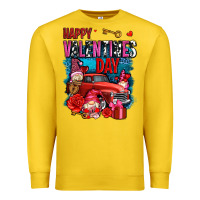 Lemon happy valentines day with gnomes and truck olivia Premium Sweatshirt - OliviaCreatesArt