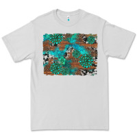 Dove Grey gemstone wood and cowhide background Premium Tee - Artiststas