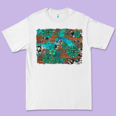 Gemstone Wood And Cowhide Background Premium Tee Designed By Artiststas