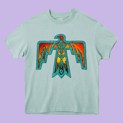 Thunderbird Heavy Core Tee Designed By Jahusdesignshop