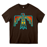 Chocolate Brown thunderbird Heavy Core Tee - JahusDesignShop