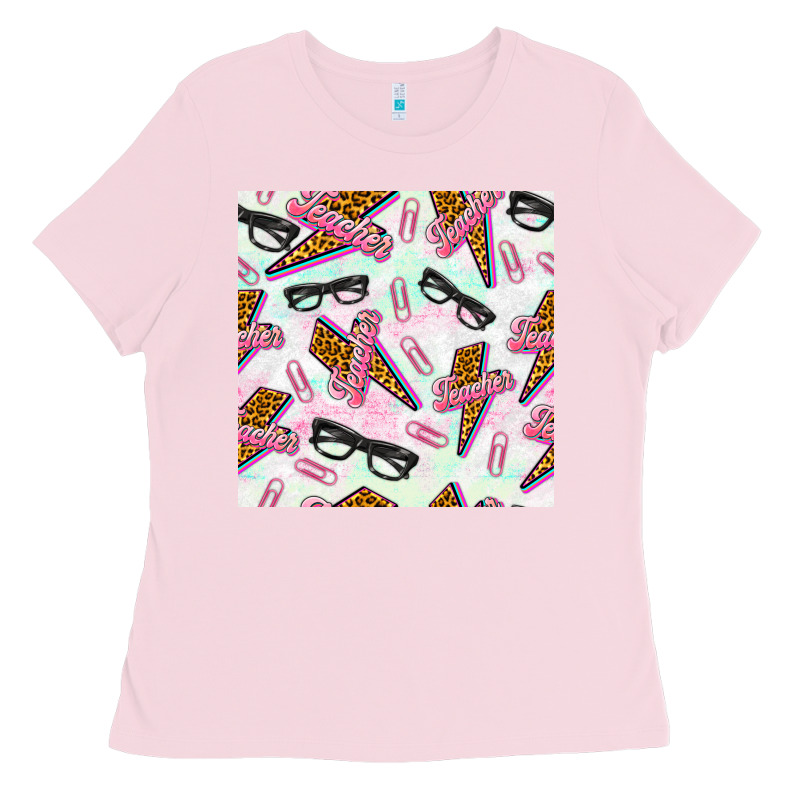 Teacher Thunderbolt And Glasses Ladies Tee by BundleAndBundleShop | Teevron