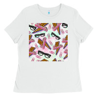 White teacher thunderbolt and glasses Ladies Tee - BundleAndBundleShop